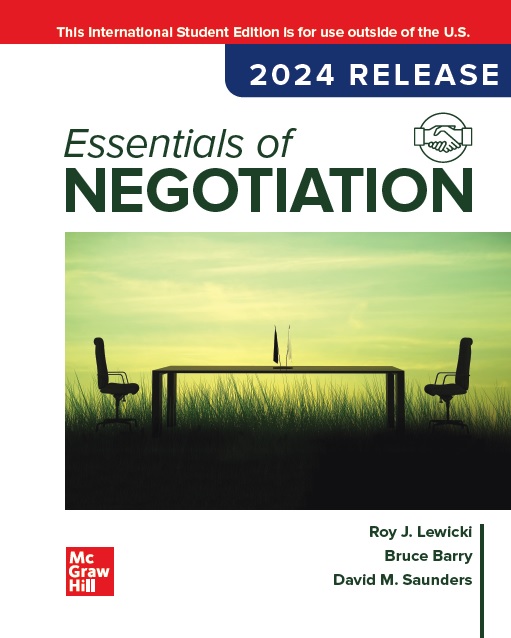 Essentials of Negotiation: 2024 Release
